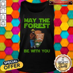 Alternative view of Farmer Bear May The Forest Be With You Shirt