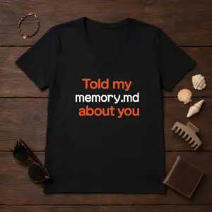 Alternative view of Premium Told My Memory Md About You Shirt