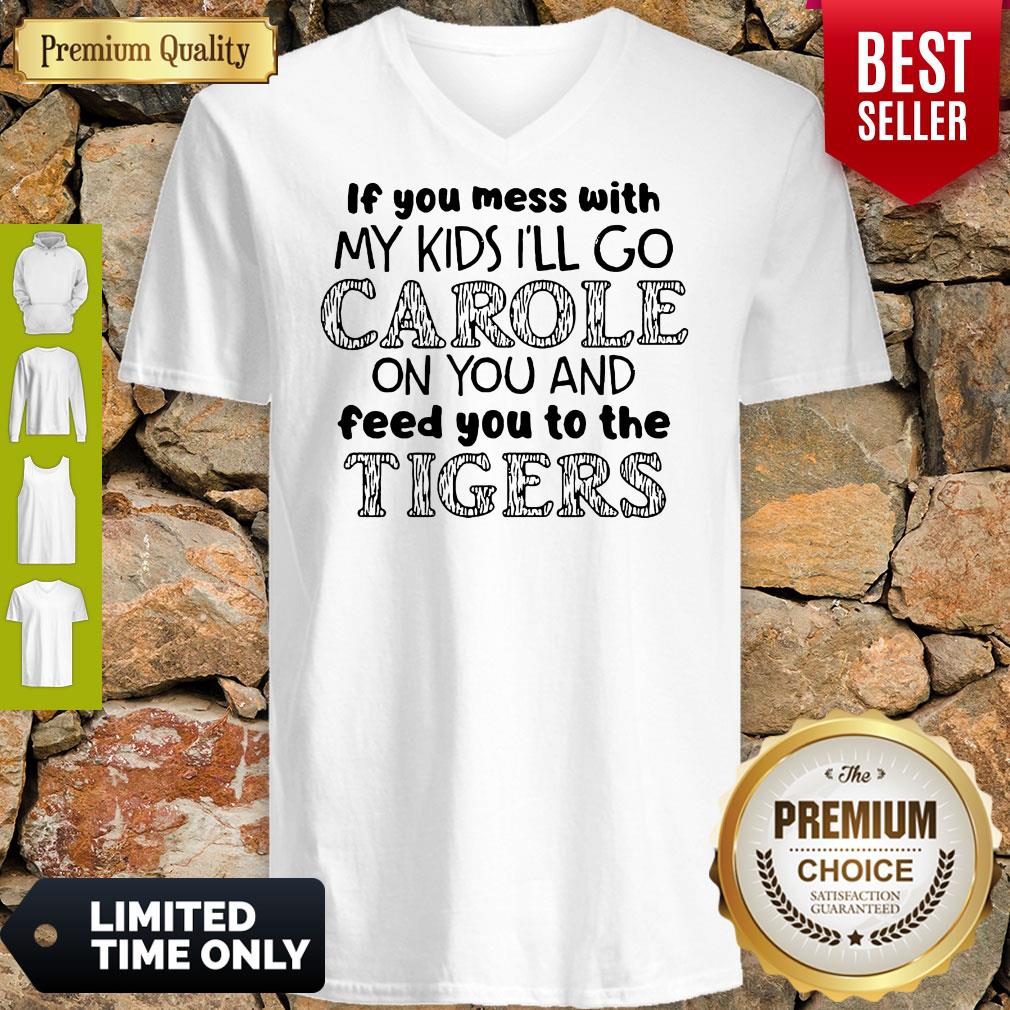 Joe Exotic Tiger Ill Go Carole On You And Feed You To The Tigers Shirt - Image 2