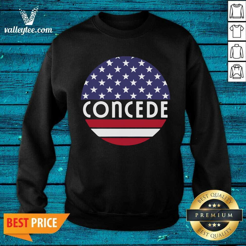 Lovely Concede American Flag Election 2020 Shirt - Image 2