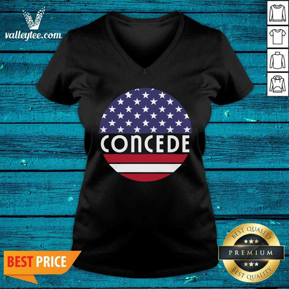 Lovely Concede American Flag Election 2020 Shirt - Image 4