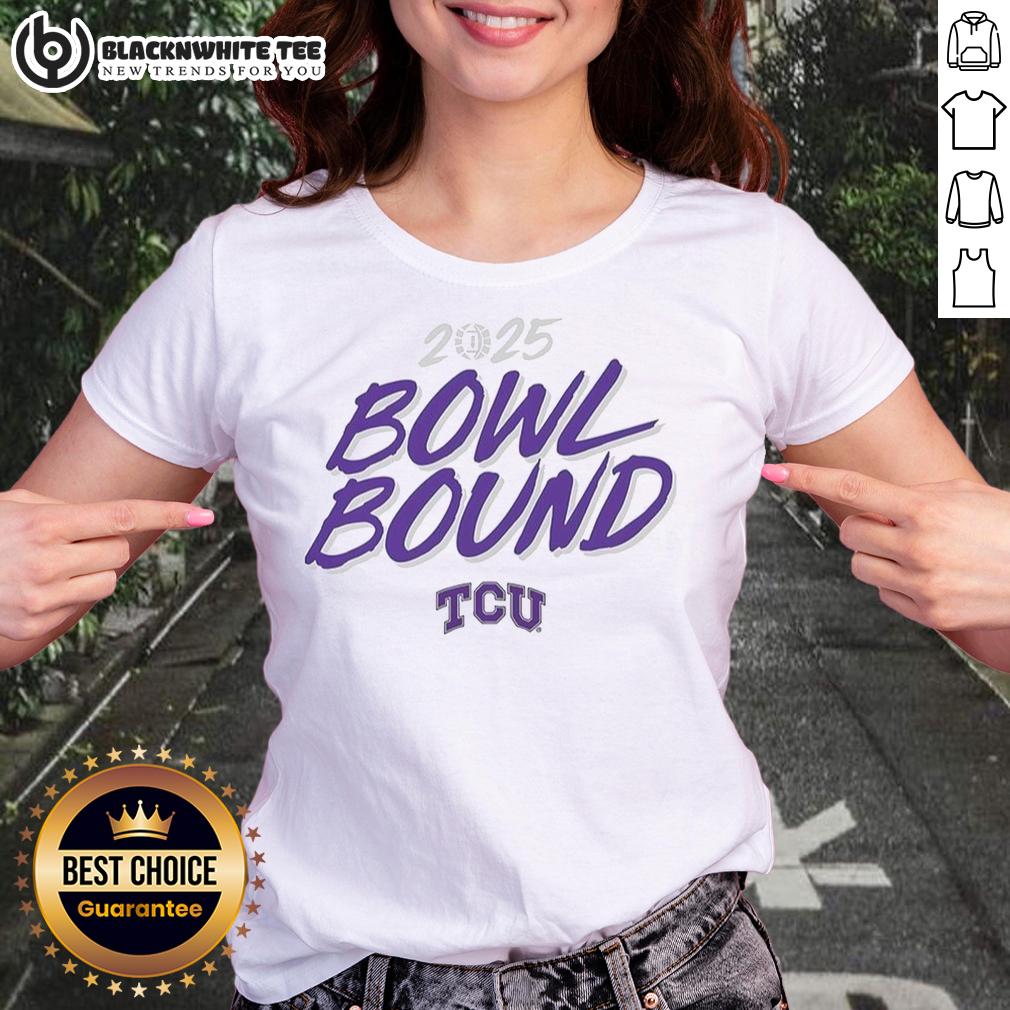 Nice TCU Horned Frogs Football 2025 Bowl Bound T-Shirt - Image 3