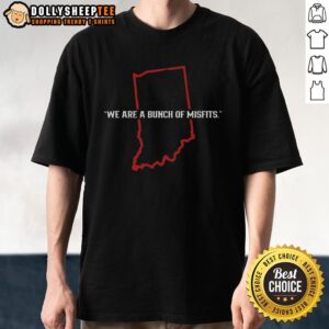 Official Indiana Football Bunch Of Misfits T-Shirt
