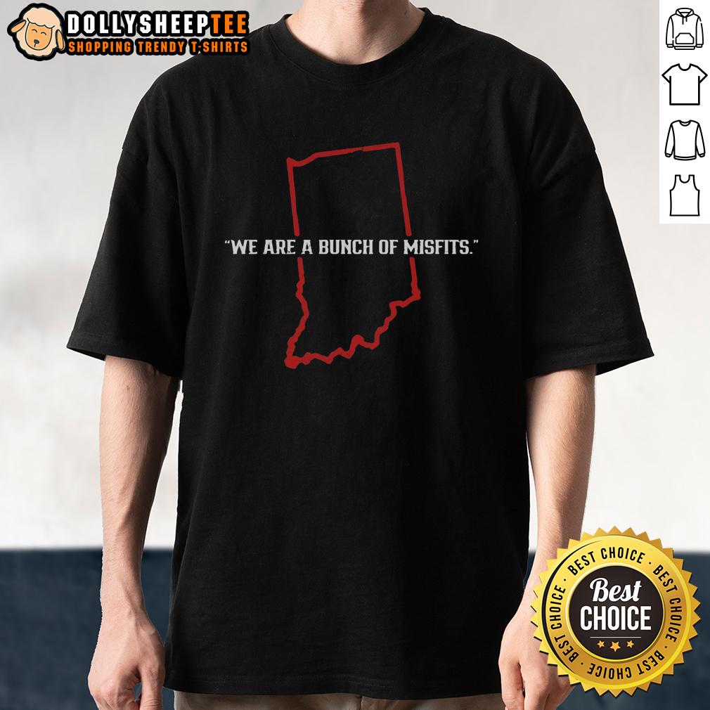 Official Indiana Football Bunch Of Misfits T-Shirt