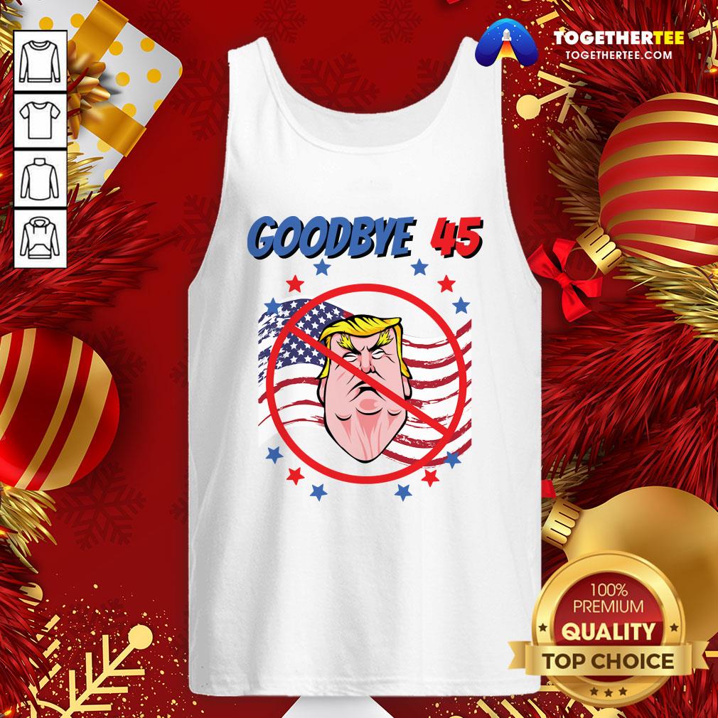 Grateful Byedon Goodbye 45 Trump American Flag Shirt - Image 4
