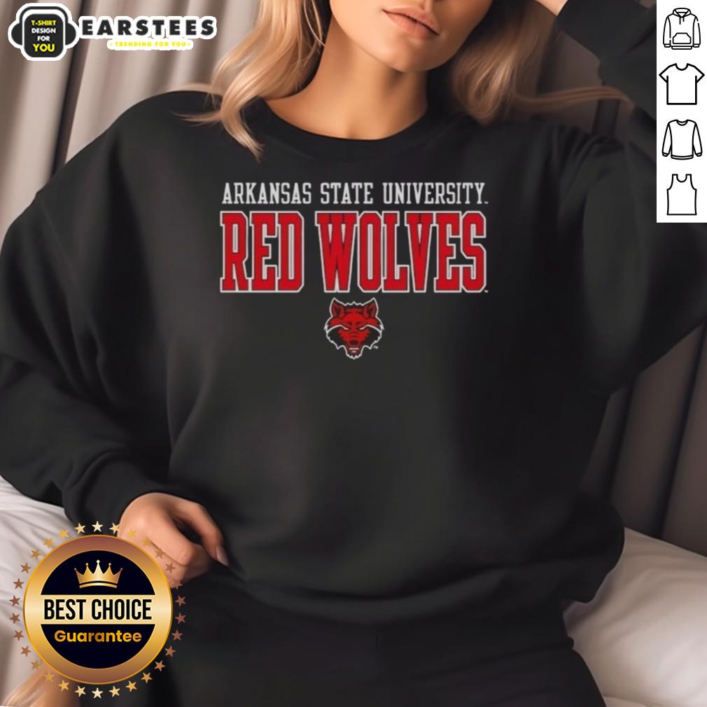 Awesome Arkansas State University Sidekick Red Wolves T-Shirt - Image 5