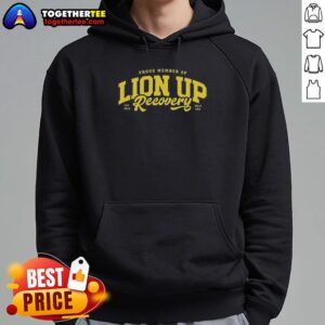Alternative view of Premium Proud Member Of Lion Up Recovery T-Shirt