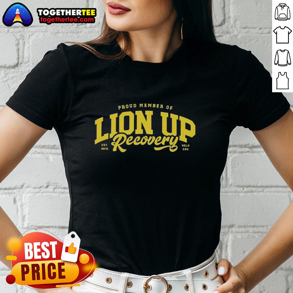 Premium Proud Member Of Lion Up Recovery T-Shirt - Image 3