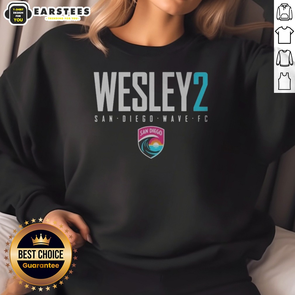 Premium San Diego Wave FC Wesley 2 San Diego Wave FC San Diego Wave FC Shirt - Image 4