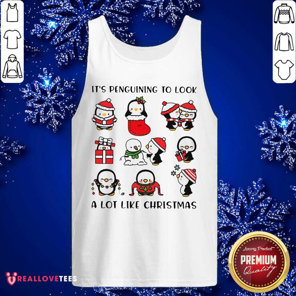 Vip Penguins Its Penguining To Look A Lot Like Christmas Shirt - Image 2