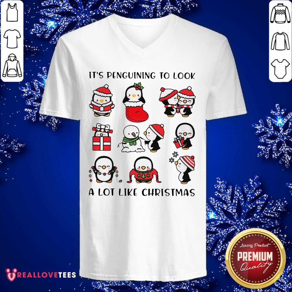 Vip Penguins Its Penguining To Look A Lot Like Christmas Shirt - Image 5
