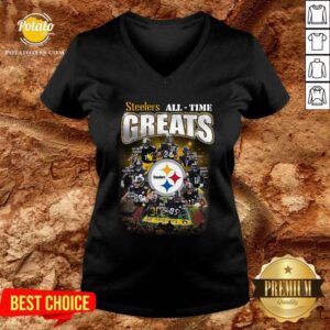 Alternative view of Official Pittsburgh Steelers All Time Greats Signatures Shirt