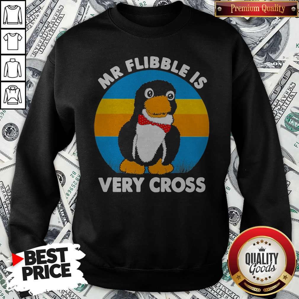 Funny Mr Flibble Is Very Cross Vintage Shirt - Image 3