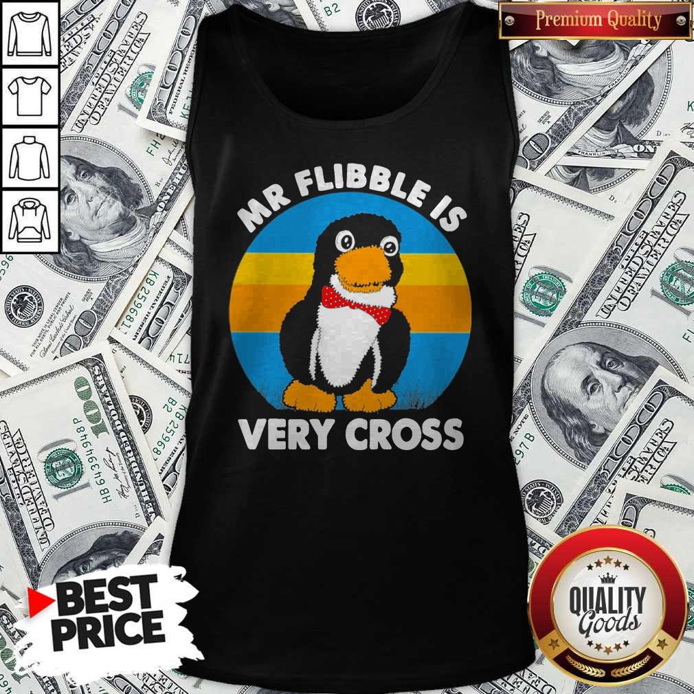 Funny Mr Flibble Is Very Cross Vintage Shirt - Image 2