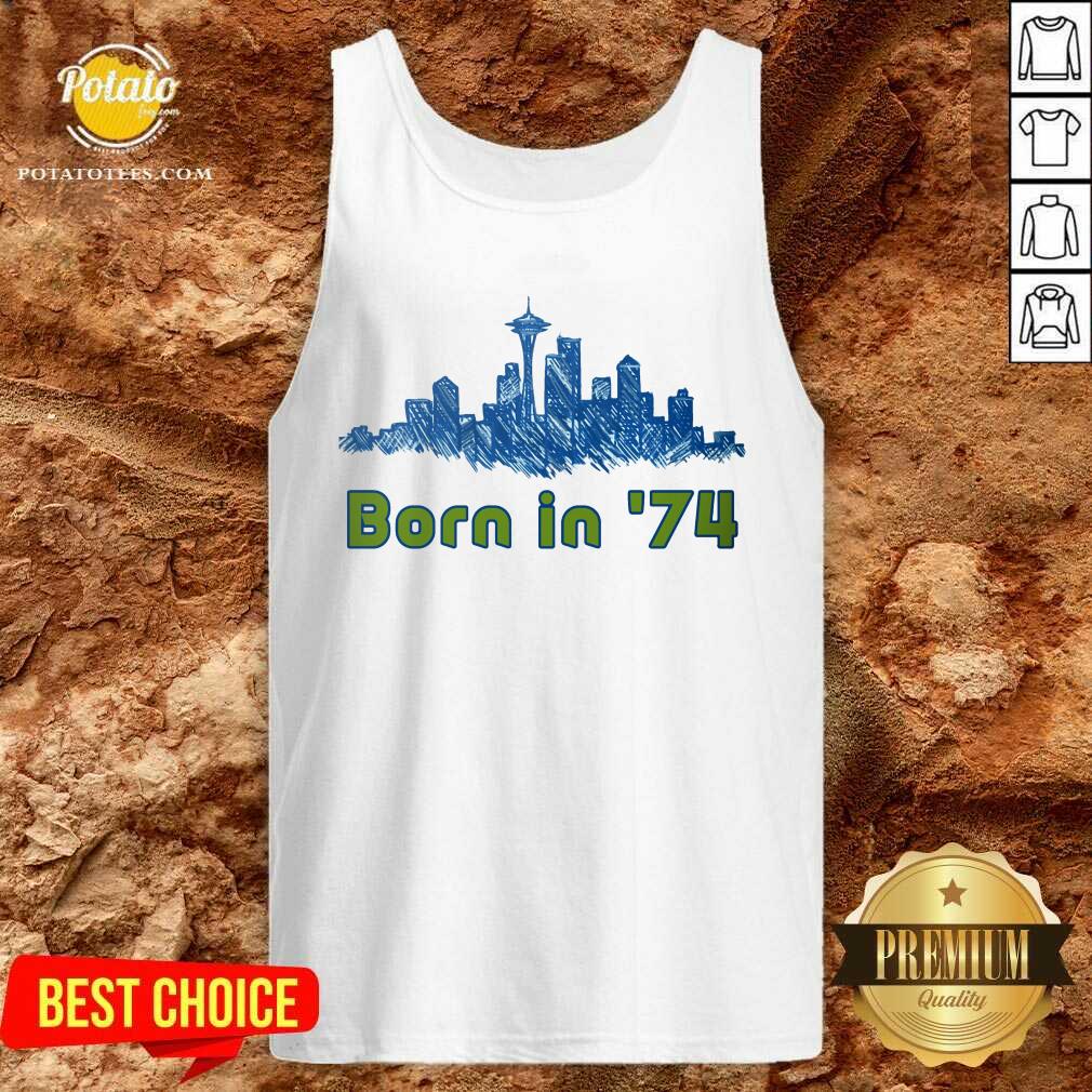 Seattle Sounders Born In 74 Necklace Shirt - Image 3