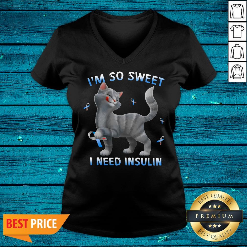 Wonderful Cat I'm So Sweet I Need Insulin Shirt - Image 4