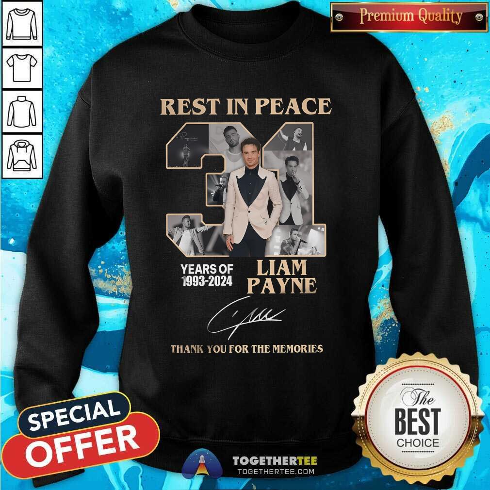 Awesome Rest In Peace Liam Payne 1993-2024 Signature T-Shirt - Image 3