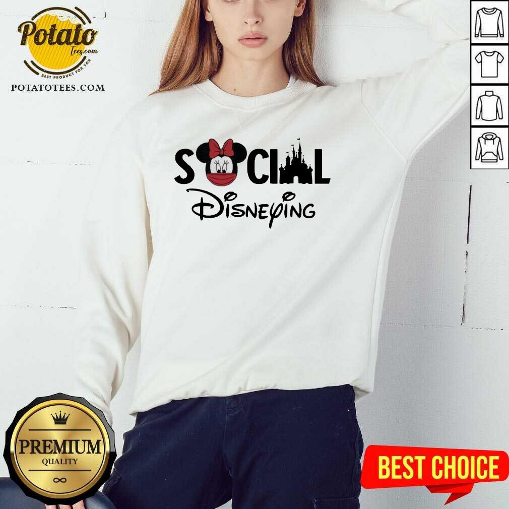 Perfect Mickey Mouse Face Mask Social Disneying Shirt - Image 4
