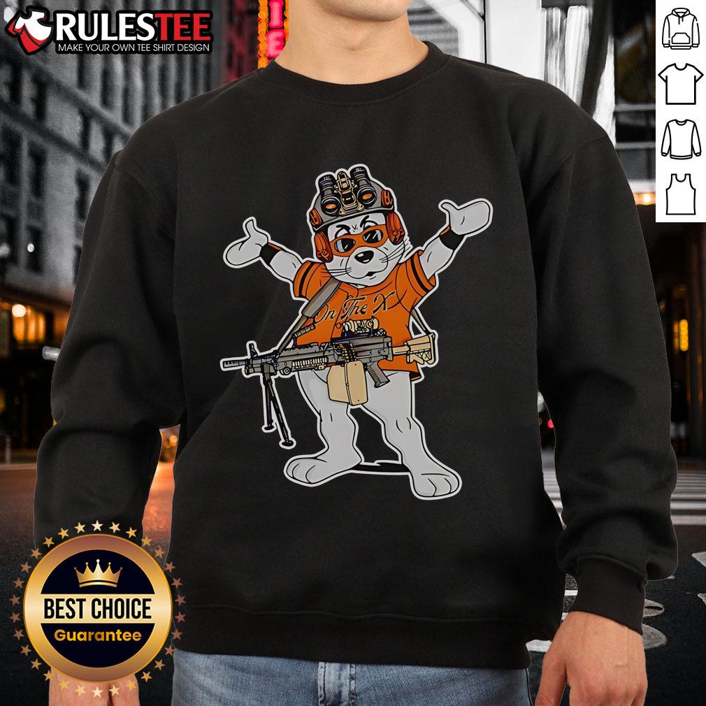 Awesome San Francisco Giants Lou Seal Soldier's Helmet Mascot T-Shirt - Image 5