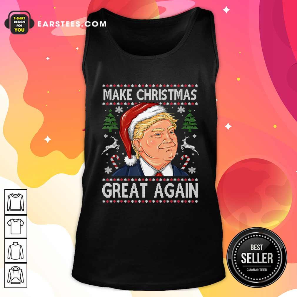 Original Trump Make Christmas Great Again Christmas Shirt - Image 4