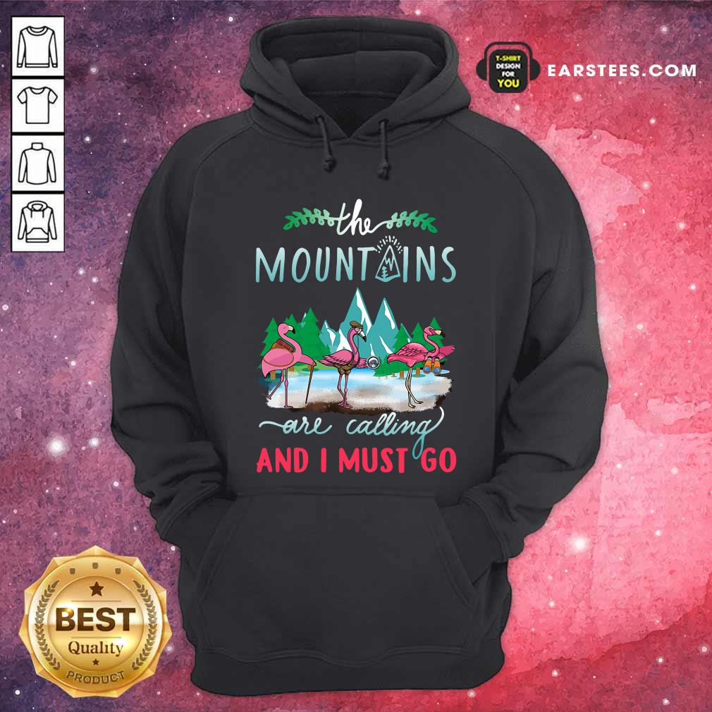Premium Crane The Mountains Are Calling And I Must Go T-Shirt - Image 2