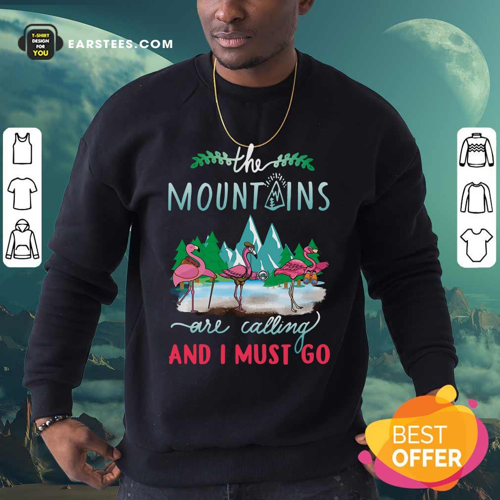 Premium Crane The Mountains Are Calling And I Must Go T-Shirt - Image 5