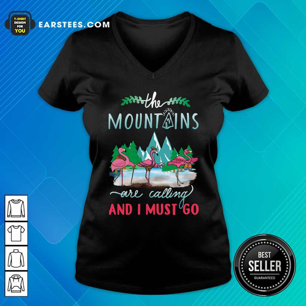 Premium Crane The Mountains Are Calling And I Must Go T-Shirt - Image 3