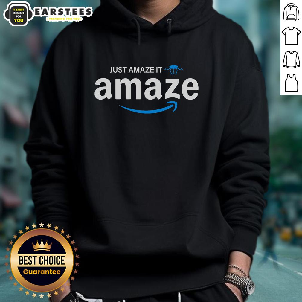 Funny Just Amaze It Amaze Amazon Logo T-Shirt - Image 2