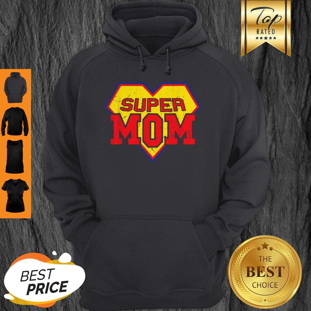 Official Super Mom Funny Superhero Mother’s Day Gift Shirt - Image 2