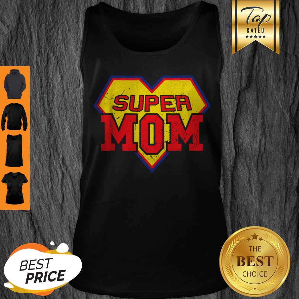 Official Super Mom Funny Superhero Mother’s Day Gift Shirt - Image 5