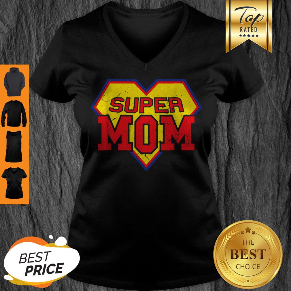 Official Super Mom Funny Superhero Mother’s Day Gift Shirt - Image 4