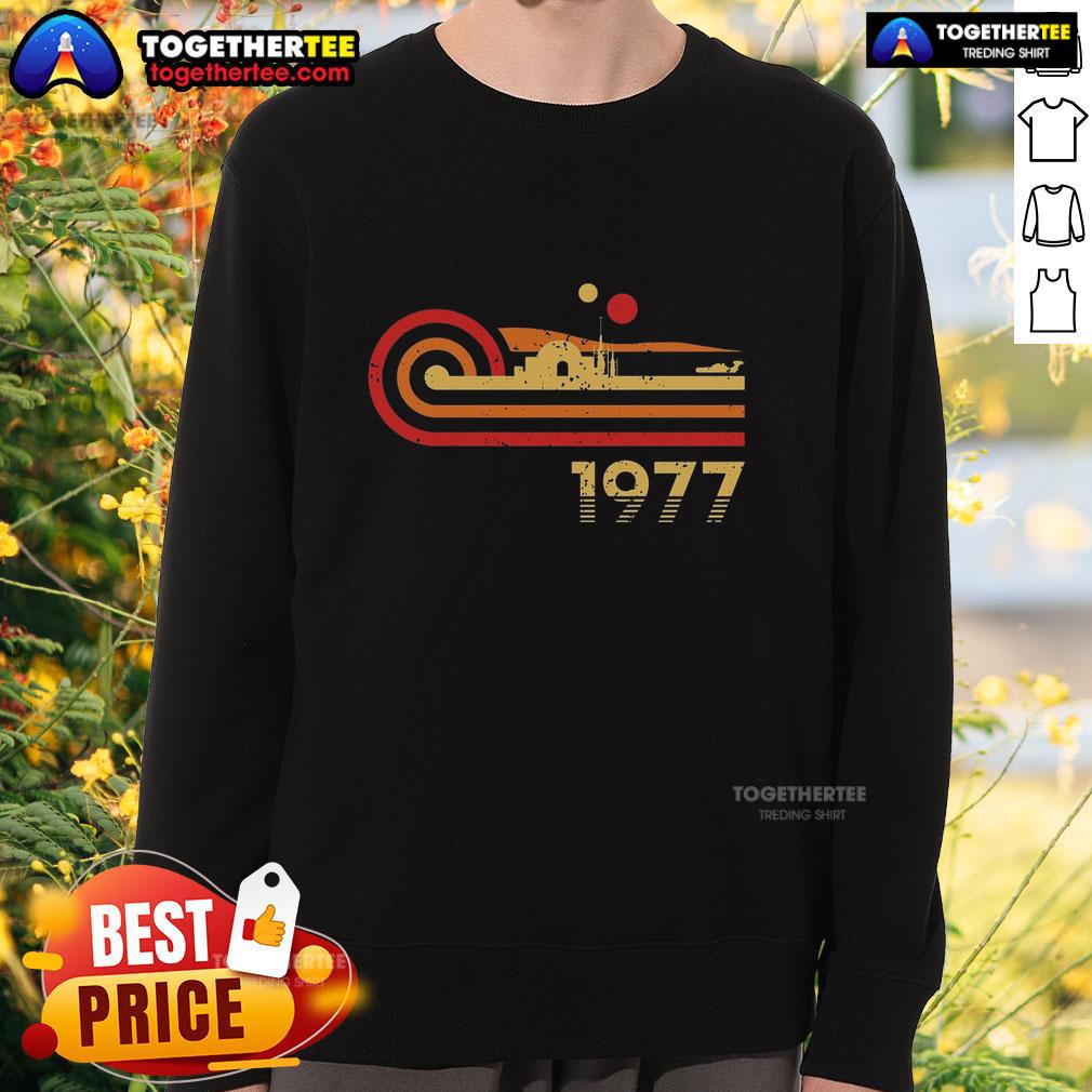 Premium Retro Vintage Desert Planet 1977 T-Shirt - Image 5