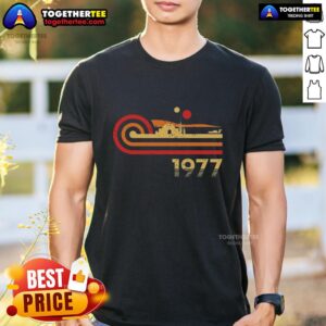 Premium Retro Vintage Desert Planet 1977 T-Shirt
