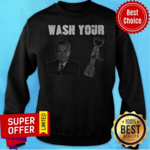Alternative view of Nice Richard Nixon Wash Your D Beaters Shirt