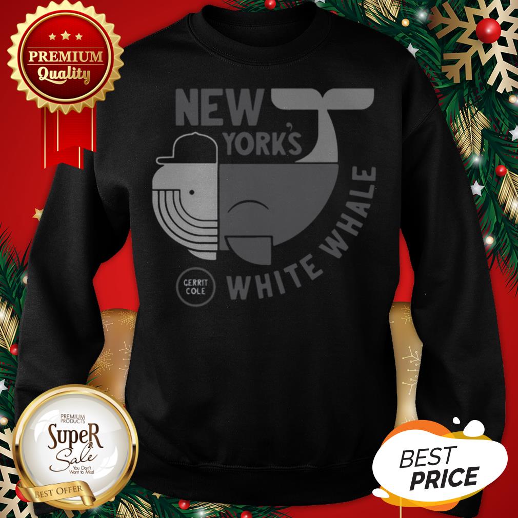 Official New Yorks White Whale Gerrit Cole Shirt - Image 4