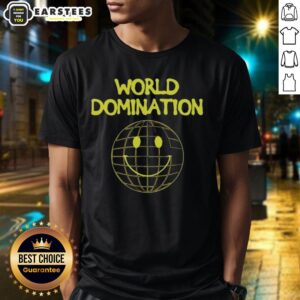 Good World Domination Emoji Smile Logo T-Shirt