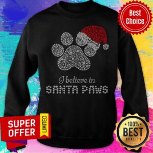 Alternative view of Premium I Believe In Santa Paws Shirt