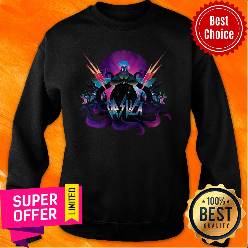 Awesome Villains Ursula 90S Rock Band Neon Shirt - Image 5