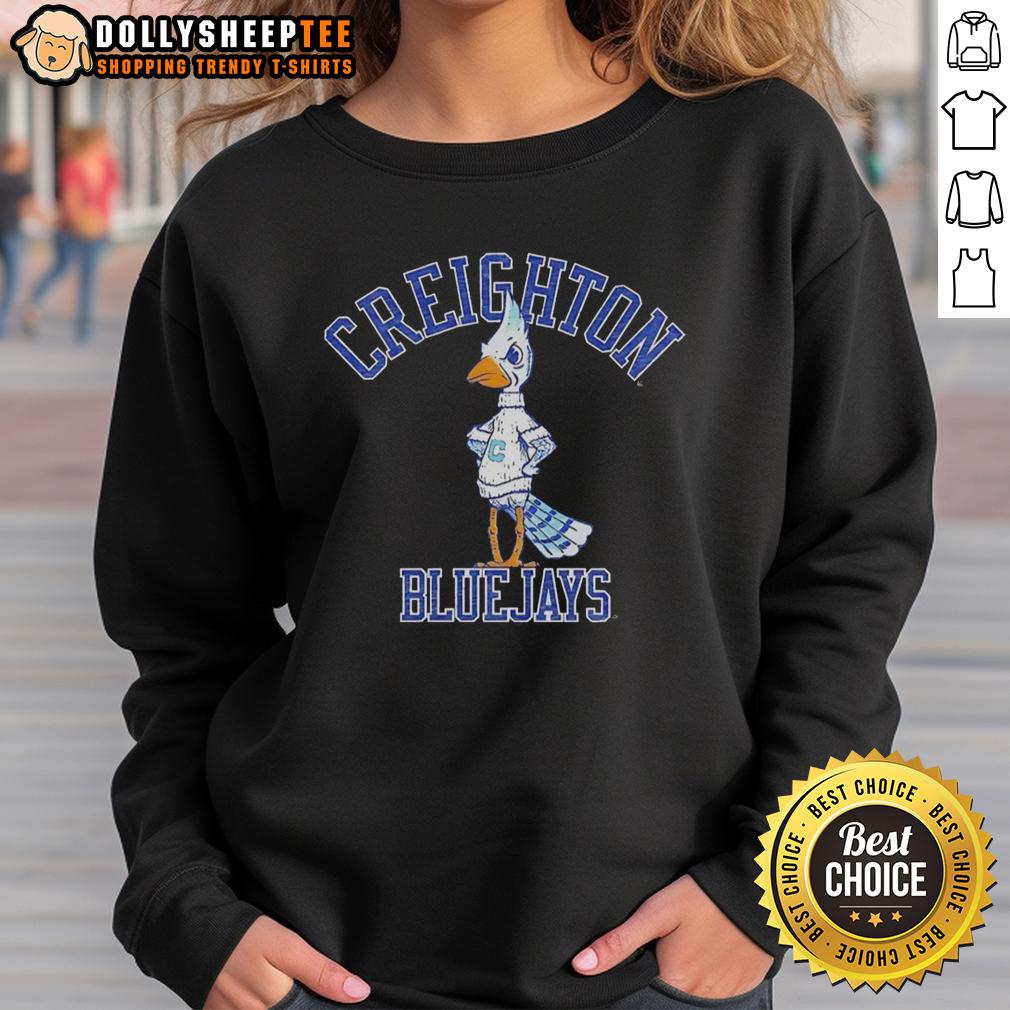 Hot Creighton Blue Jays Grumpy Mascot Funny T-Shirt - Image 5