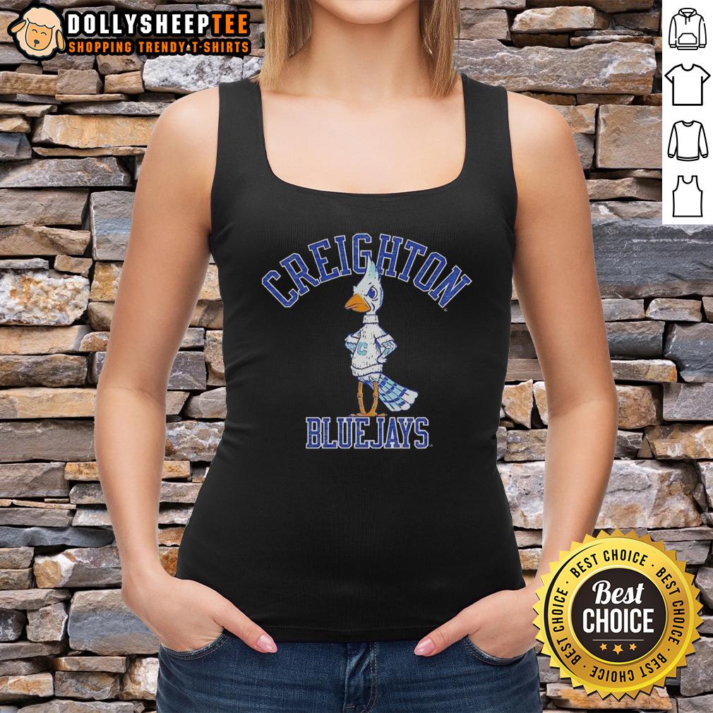 Hot Creighton Blue Jays Grumpy Mascot Funny T-Shirt - Image 4