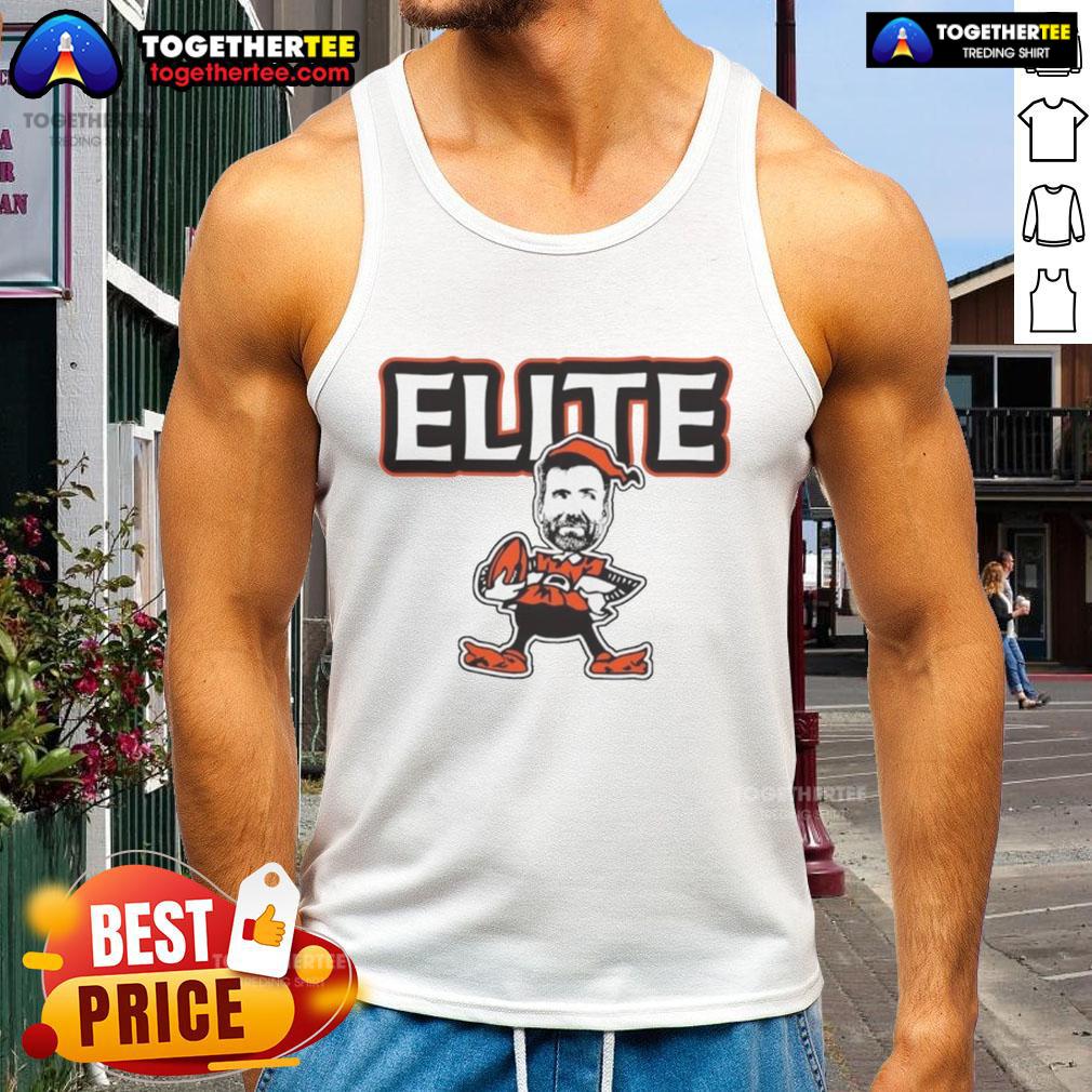 Premium Joe Flacco Elite Cleveland Browns Football Elfe T-Shirt - Image 4