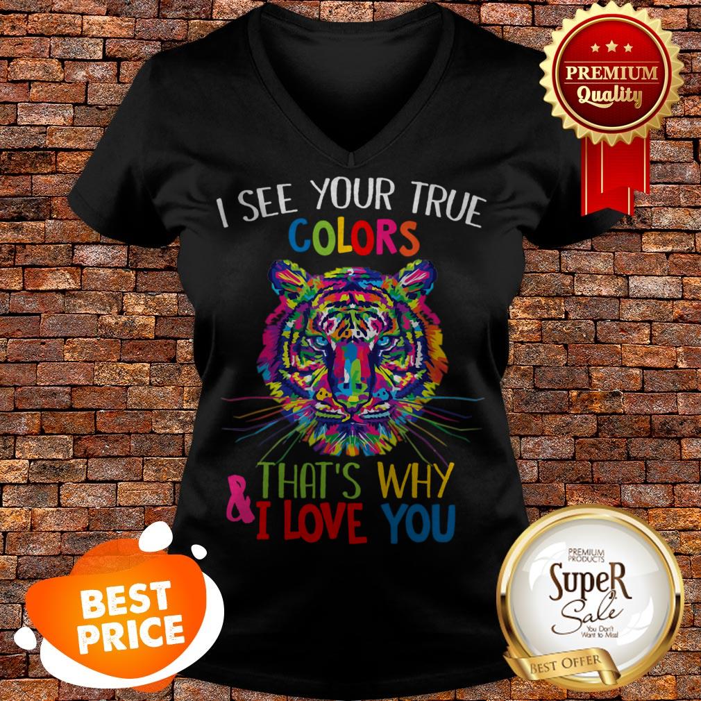 Nice Autism Awareness Tiger It’s OK To Be Different & I Love You Shirt - Image 5
