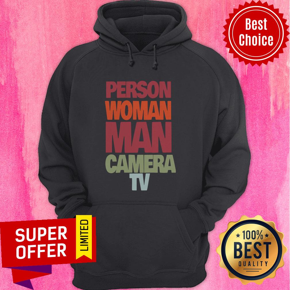 Nice Vintage Person Woman Man Camera TV Shirt - Image 3