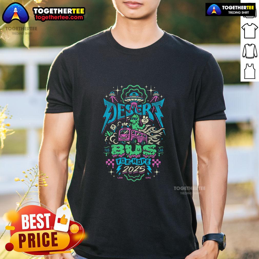 Premium Desert Bus For Hope 2025 T-Shirt
