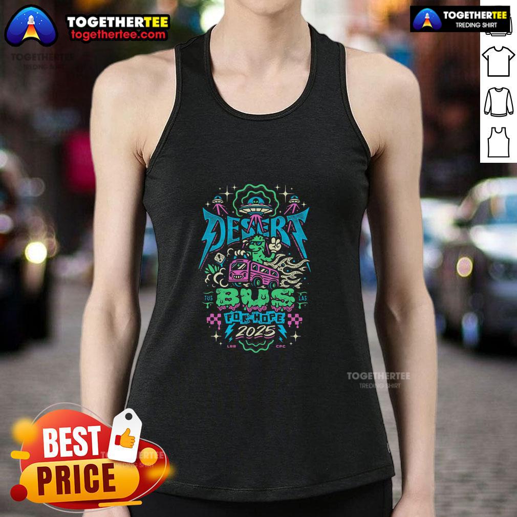 Premium Desert Bus For Hope 2025 T-Shirt - Image 4