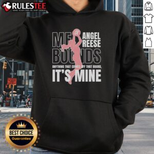 Alternative view of Awesome Angel Reese Mebounds Anything That Comes Off That Board It's Mine Silhouette T-Shirt