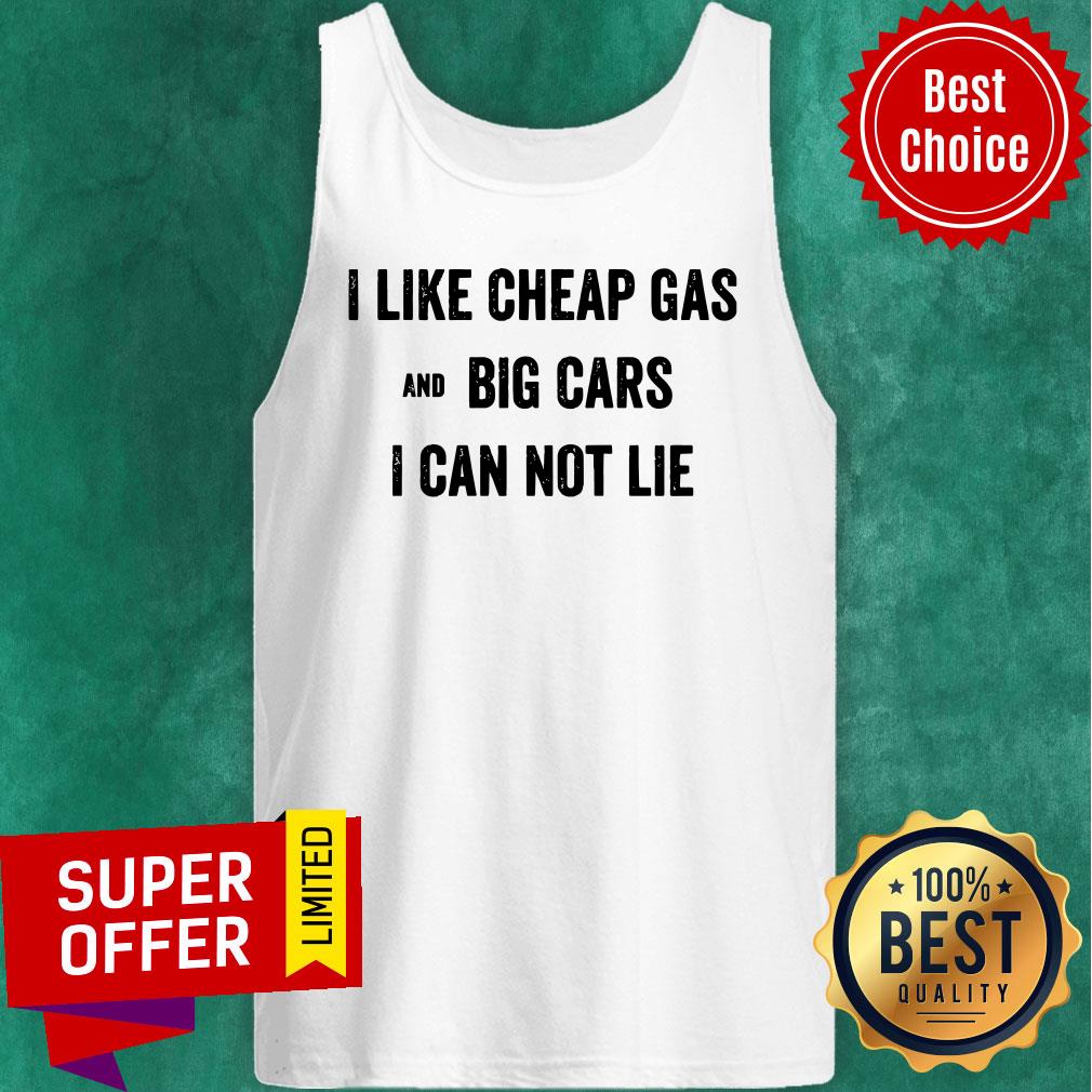 I Like Cheap Gas And Big Car I Can Not Lie Battery Shirt - Image 4