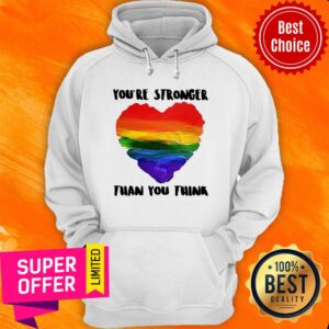 Alternative view of Official Heart You're Stronger Than You Think Shirt