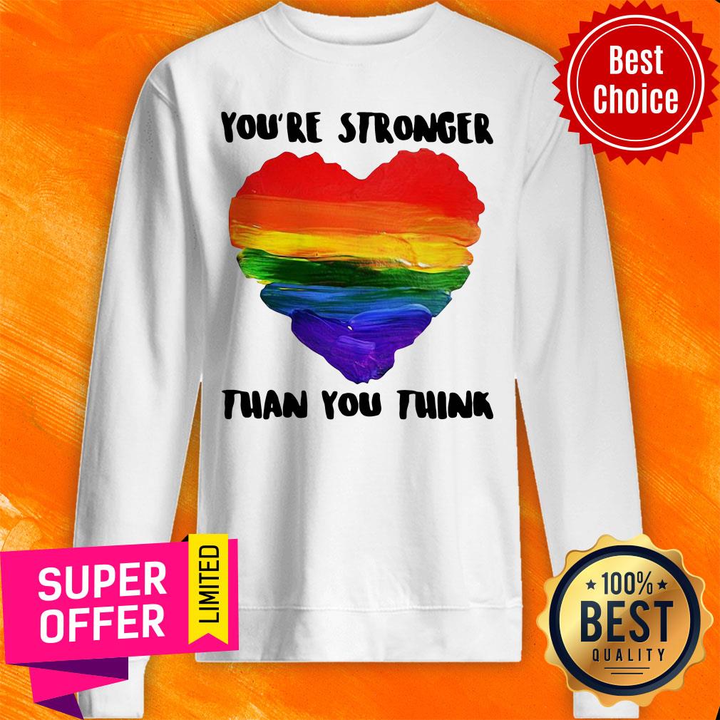 Official Heart You're Stronger Than You Think Shirt - Image 5