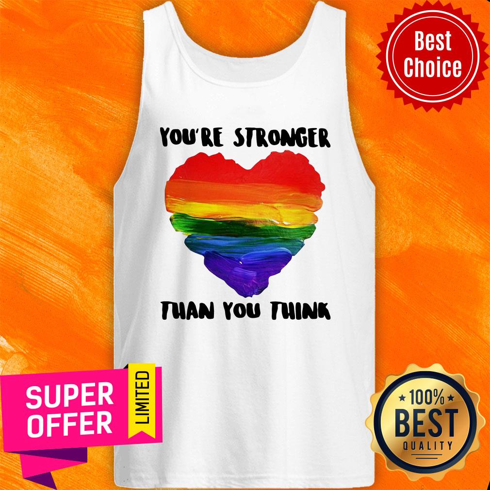 Official Heart You're Stronger Than You Think Shirt - Image 4